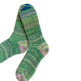 Colorful alpaca socks, luxurious and fun socks for comfort at home, ideal gift for sock lovers and nature enthusiasts
